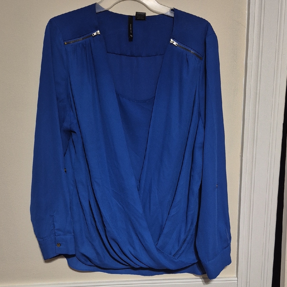 Elegant Blue Women's Top